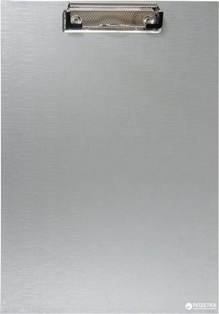 Планшет з затиском А4 сірий, TM Buromax