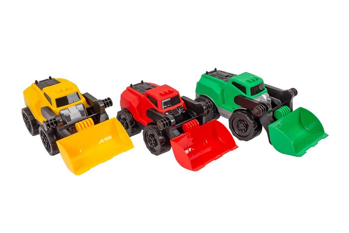 Трактор 27,5х12,5х11 см з ковшем інерційний, в асортименті, ТМ Технок