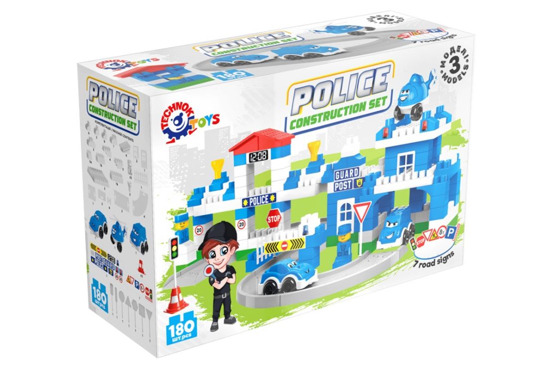 Конструктор на 180 деталей, у коробці 37,5х25х14 см, ТМ Технок