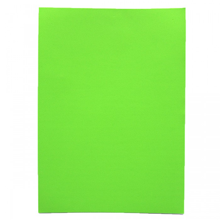 Фоаміран A4 товщиною 1,5 мм 10 аркушів з клеєм, салатовий, ТМ J.Otten