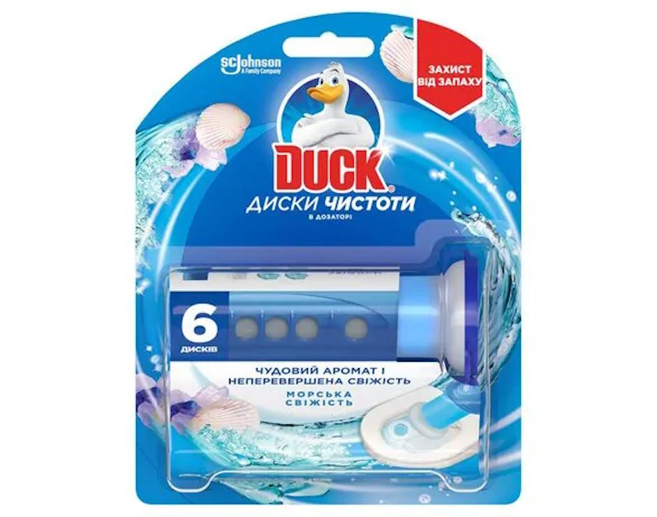Диск чистоти «Duck. Морська свіжість» 1шт