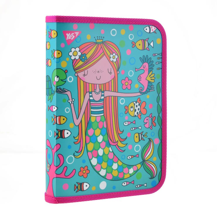 Папка для зошитів «Rachel Mermaid» В5 пластикова на блискавці, ТМ YES