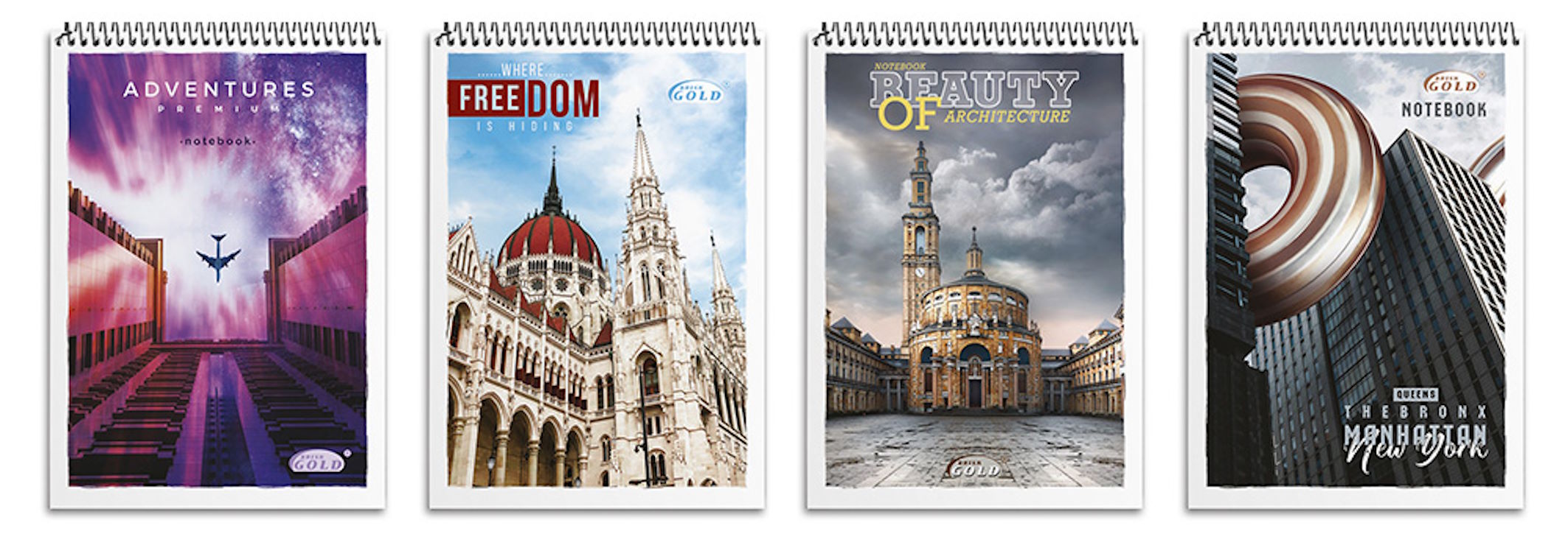 Блокнот А6 на 48 аркушів у клітинку на спіралі зверху, №6773, ТМ Brisk