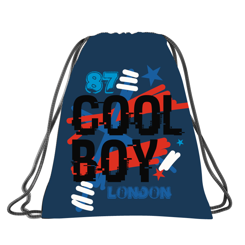 Сумка для взуття «Крутий хлопець» 46х33 см з затяжкою по колу, Hipe