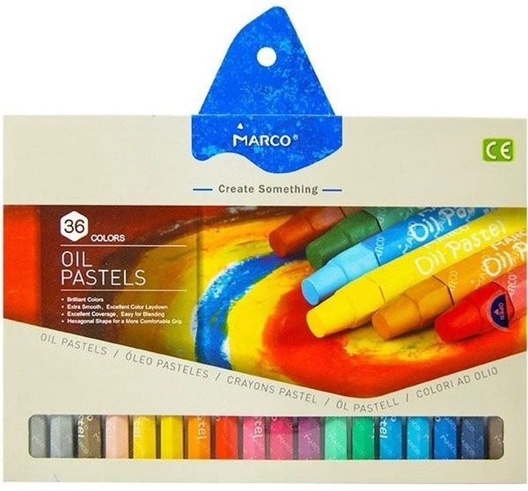 Пастель «Create Something» масляна на 36 кольорів,ТМ Marco