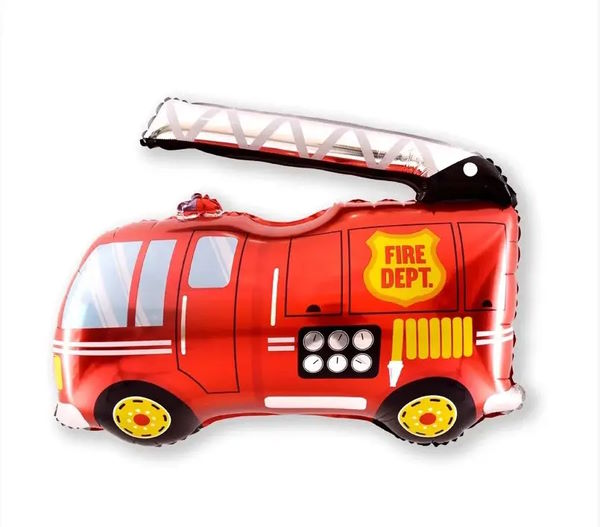 Кульки фольговані « Пожежна машина» 80х75 см, ТМ Leader