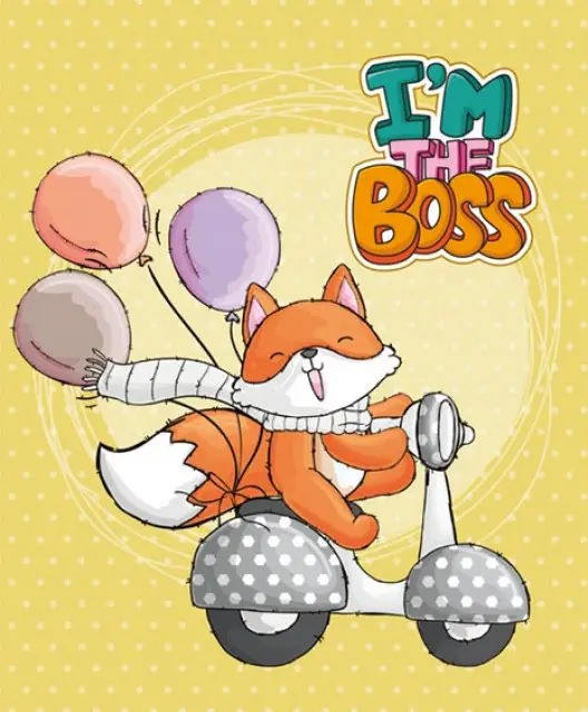 Блокнот А6 на 96 аркушів у клітинку з твердою ламінованою обкладинкою, ТМ Мандарин