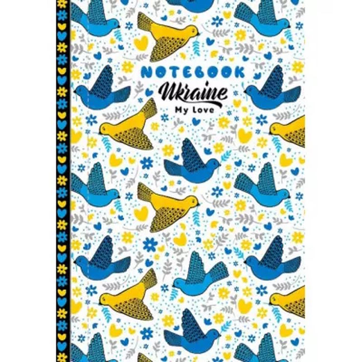 Блокнот 10,5х16,5 см на 64 аркуші у клітинку з твердою ламінованою обкладинкою, ТМ Мандарин