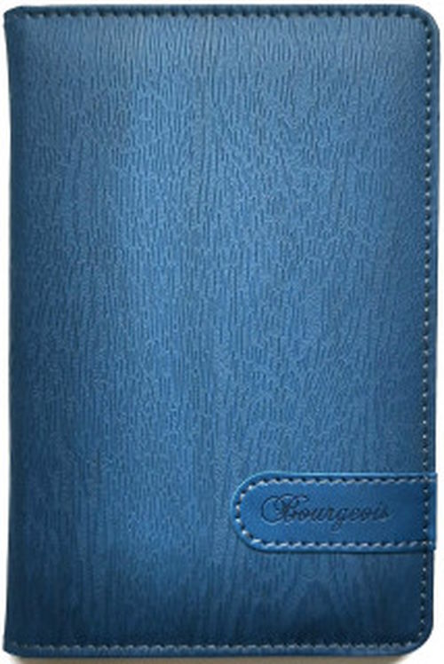 Блокнот А6 на 80 аркушів у клітинку з обкладинкою зі шкірзаму, ТМ Мандарин