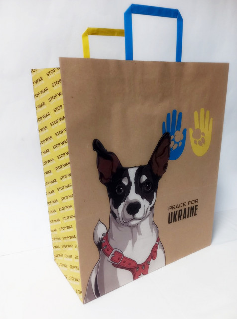 Пакет паперовий бурий 32х15х38 см, ТМ Мандарин