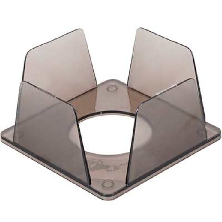 Бокс для паперу 90х90х45 мм димчатий, Bokskip