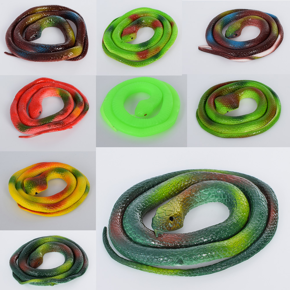 Змія 75 см, тягнеться, в асортименті, у пакеті 15х10х1 см