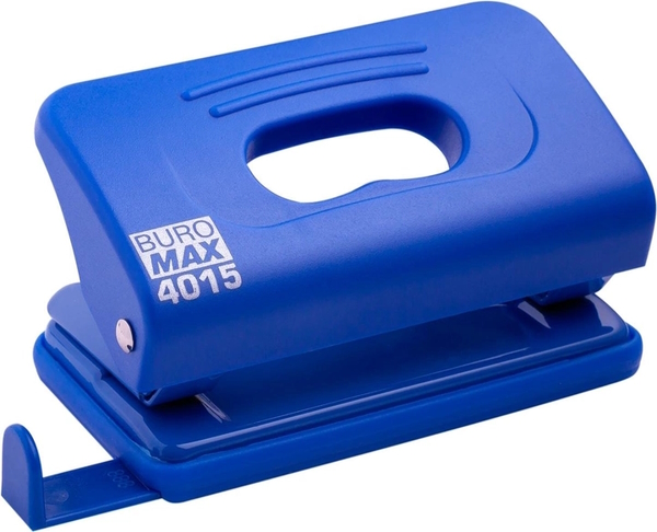 Діркопробивач до 10 аркушів пластиковий, синій, ТМ Buromax