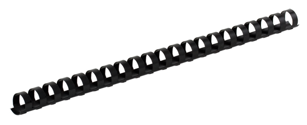 Пружина пластикова d 8 мм чорна, 100 шт., ТМ Buromax