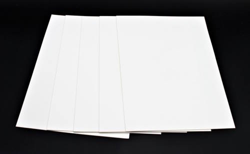 Фоаміран А4 товщиною 2 мм 5 аркушів, білий, ТМ Мандарин