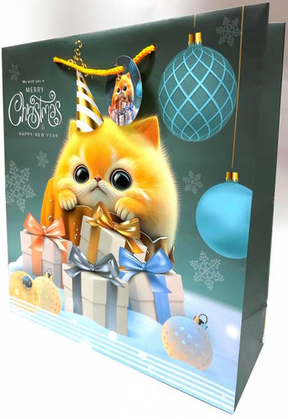 Пакет паперовий 35х37х12 см, ТМ Мандарин