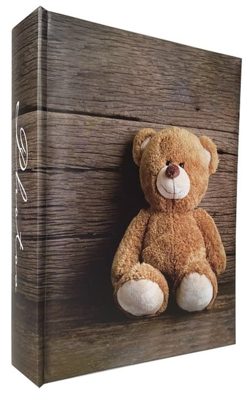 Фотоальбом «Bear 4» на 200 фото 10х15см з паперовими аркушами та обкладинкою з ламінованого картону, 22х22 см