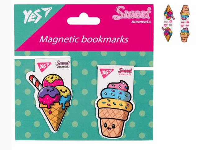 Закладки магнітні «Sweet Cream Ice cream» 2 штуки, ТМ Yes