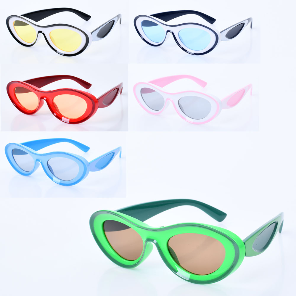 Окуляри сонцезахистні 15 см, в асортименті, у пакеті 15х5х3,5 см