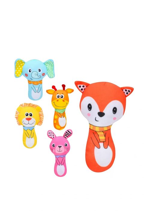 Брязкальце м'яке 10 см, в асортименті, у пакеті 10х15х5 см