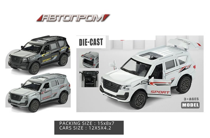 Машина 1:32, відкриваються двері, в асортименті, у коробці 15х8х7см, АВТОПРОМ