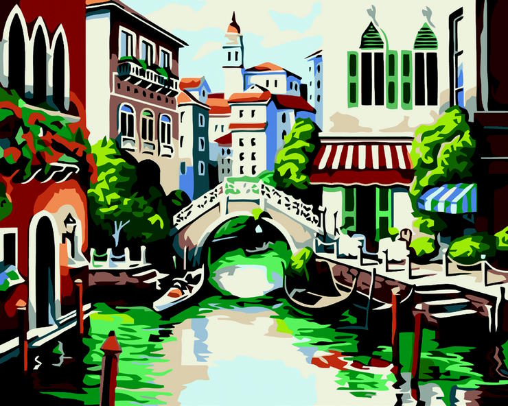 Картина за номерами «Венеція», 40х50, ТМ ZiBi