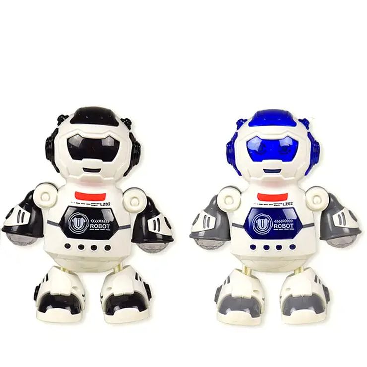 Робот зі світлом та звуком , на батарейці, у коробці 21х17х9 см