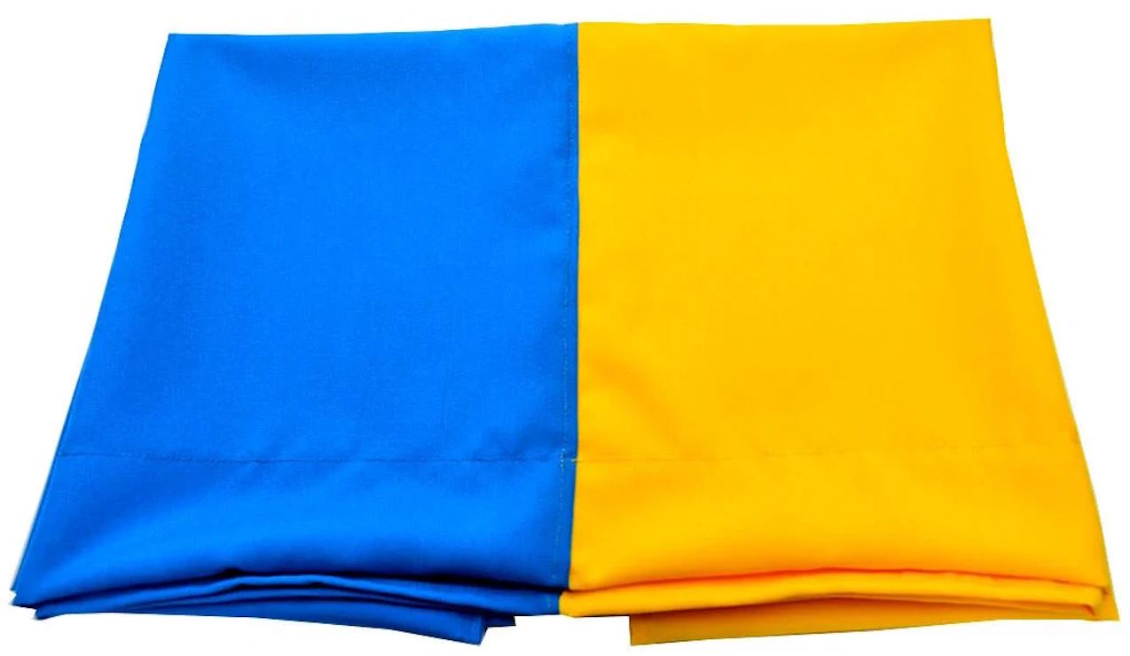 Прапор України з габардину 90х150 см, ТМ Leader