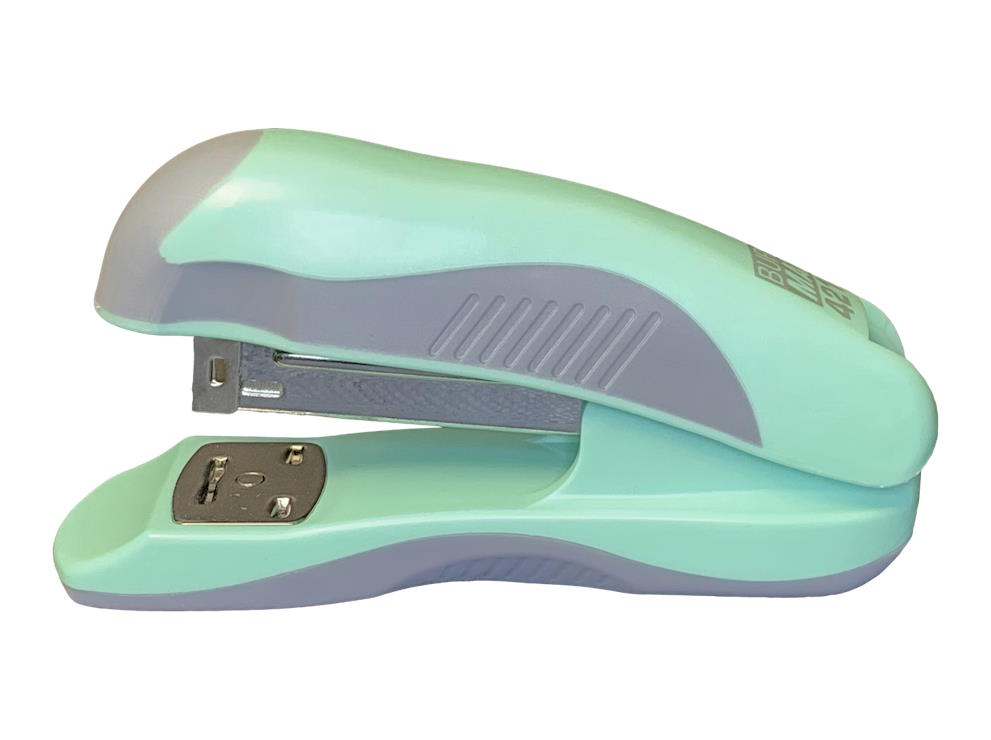 Степлер « PASTEL» до 20 аркушів пластиковий під скобу № 24,26 м'ятний, ТМ Buromax