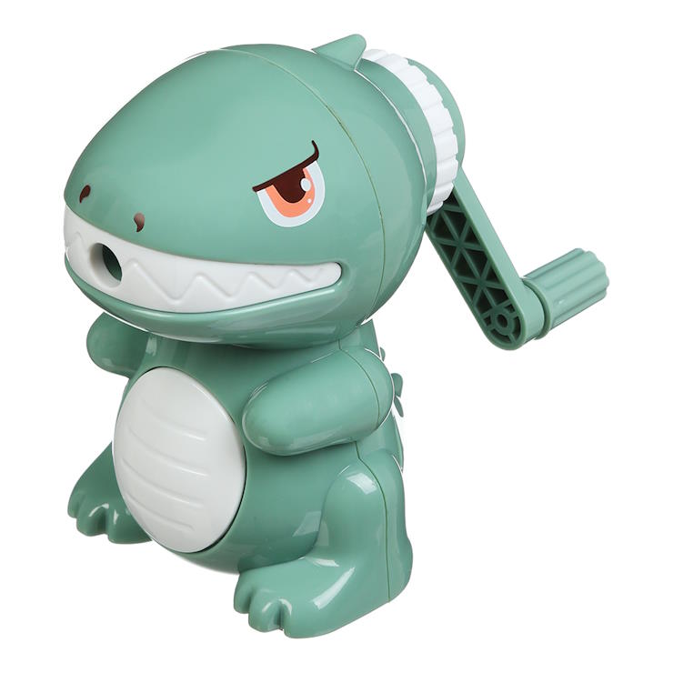 Точилка «DINO» механічна з контейнером зелена, ТМ ZiBi