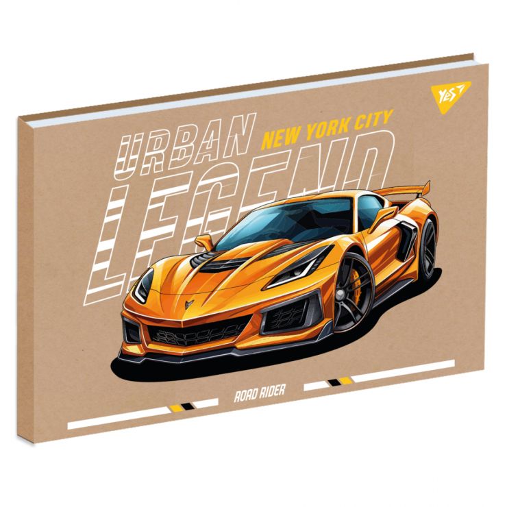 Альбом «Urban legend» А4 20 аркушів 100 г/м2 на склейці з крафтовою обкладинкою, ТМ YES