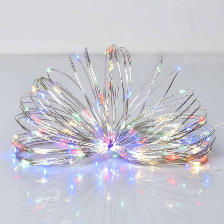 Електрогірлянда «Нитка» 5 м на 50 LED-лампочок з USB на мідному дроті, різнокольорова, Yes! Fun
