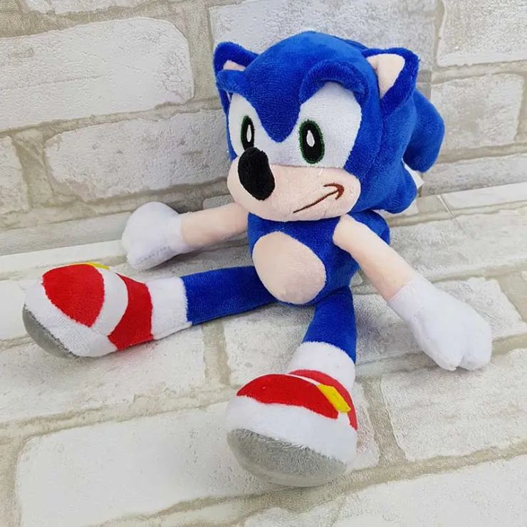 М`яка іграшка «Їжак Сонік» 35 см синій, ПП Копиця