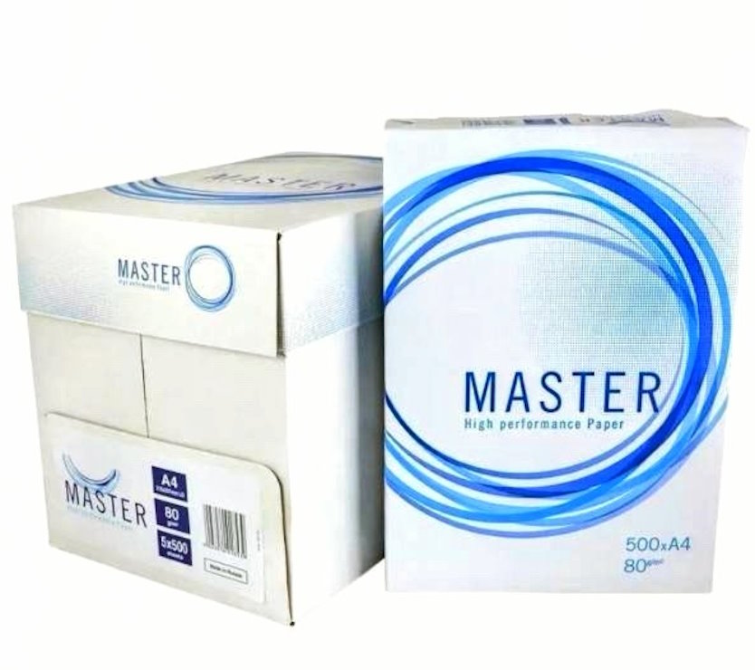 Папір «Мaster» А4 80г/м2 клас C, 500 аркушів