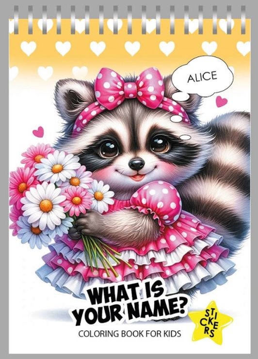 Розмальовка на 12 аркушів з наліпками на спіралі 10,5х15 см, ТМ Манадрин