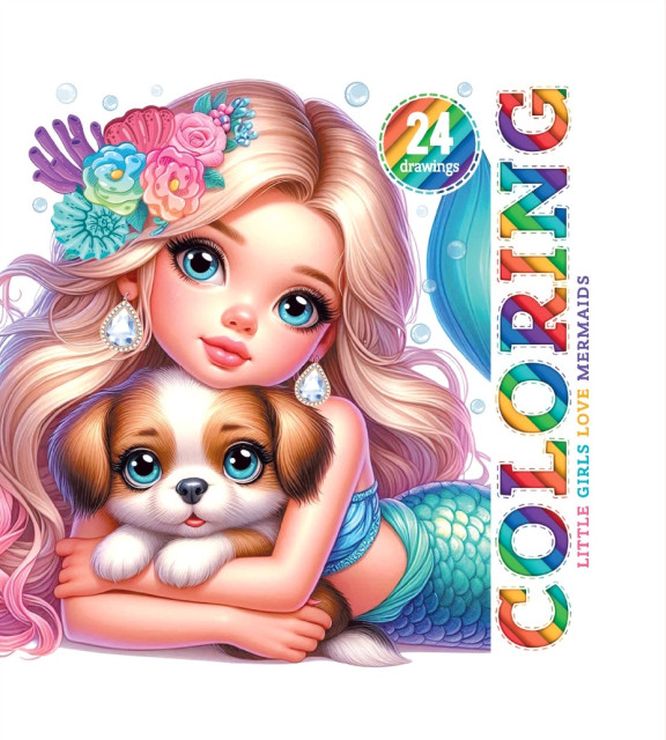 Розмальовка-блокнот на 24 аркуші на склейці 14х14 см, ТМ Мандарин