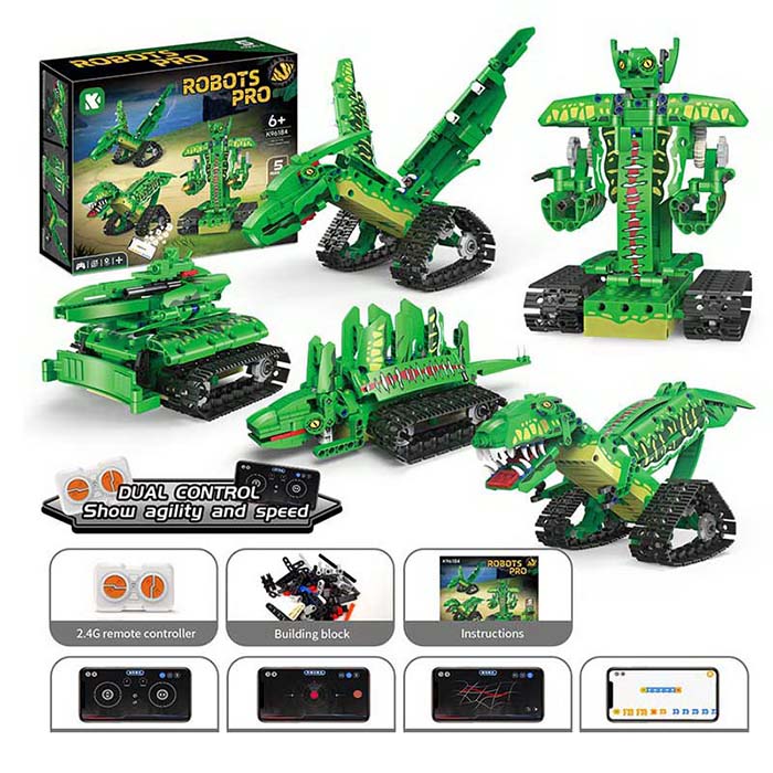 Конструктор 5 в 1 р/к на батарейці, в асортименті, у коробці 30,5х20,5х5,5 см