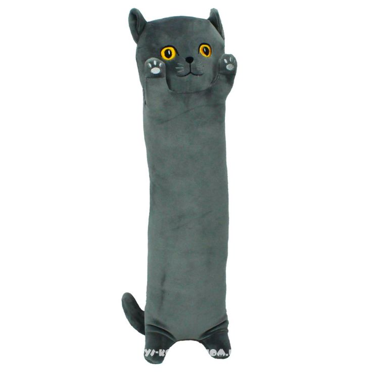 М`яка іграшка «Котик Бася» 54х13х10 см, ПП Копиця