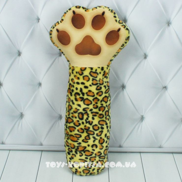 Обіймашка «Лапа 01 Леопард» 50х22х9 см, ПП Копиця