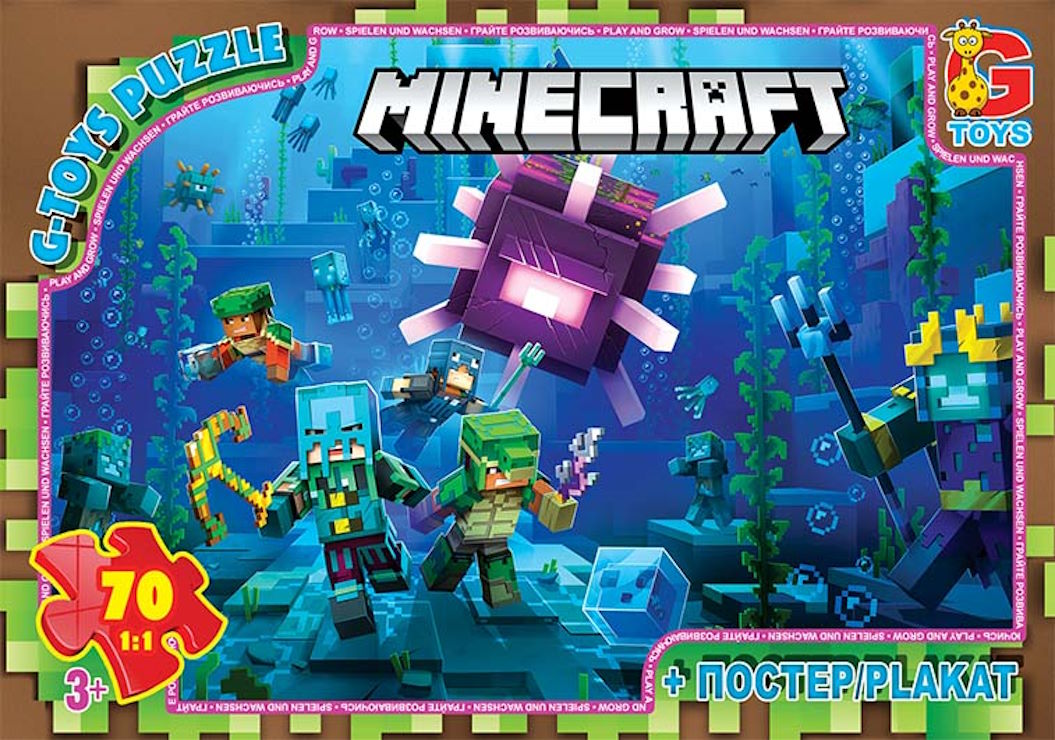 Пазли «Minecraft» на 70 елементів, ТМ G-Toys