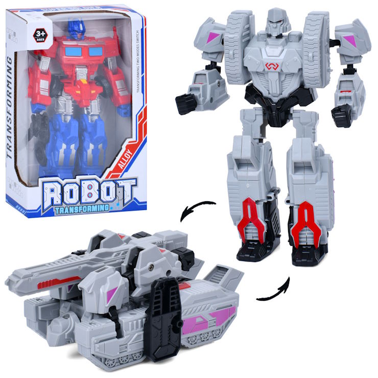 Трансформер «Робот+транспорт» 18 см в асортименті, у коробці 13,5х20,5х6 см