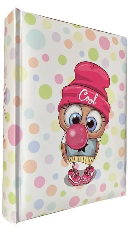 Фотоальбом «BABY OWL» на 200 фото 10х15 см з паперовими аркушами та обкладинкою з ламінованого картону