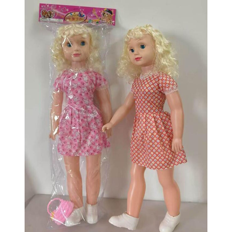 Лялька 74 см музична, на батарейці, в асортимені, у пакеті 30х81х8 см