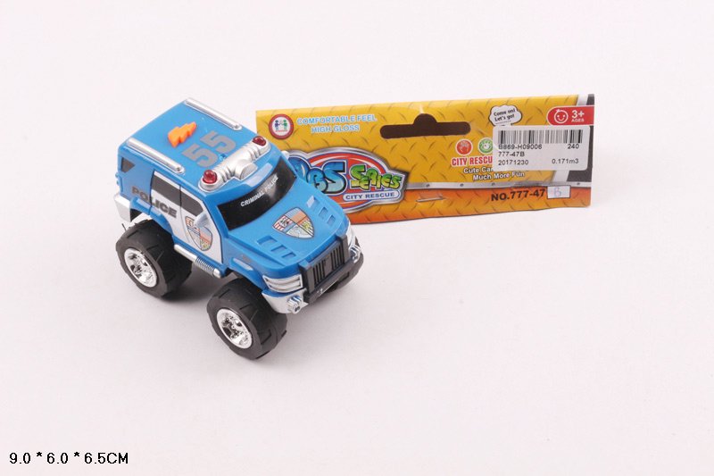 Машина 7 см, у пакеті 9х7х6 см