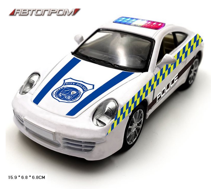 Машина 12 см металева з дверима що відкриваються, в асортименті, у коробці 16х7х7 см, АВТОПРОМ