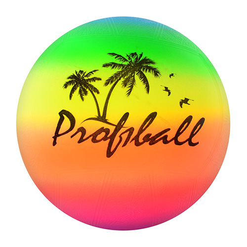 М'яч волейбольний «Веселка» 9 дюймів з ПВХ вагою 100 г