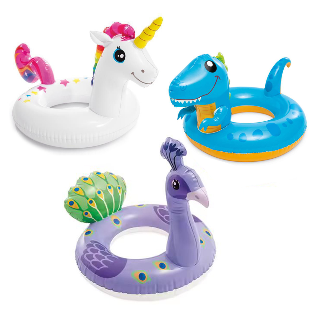 Коло надувне «Тваринка» з максимальним навантаженням до 40 кг, від 3 років, в асортименті, у коробці 25х3х16 см, ТМ Intex