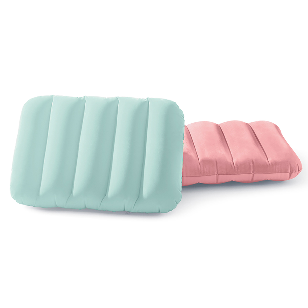 Подушка 42х28х9 см надувна, в асортименті, у коробці 19х13х3 см, ТМ Intex