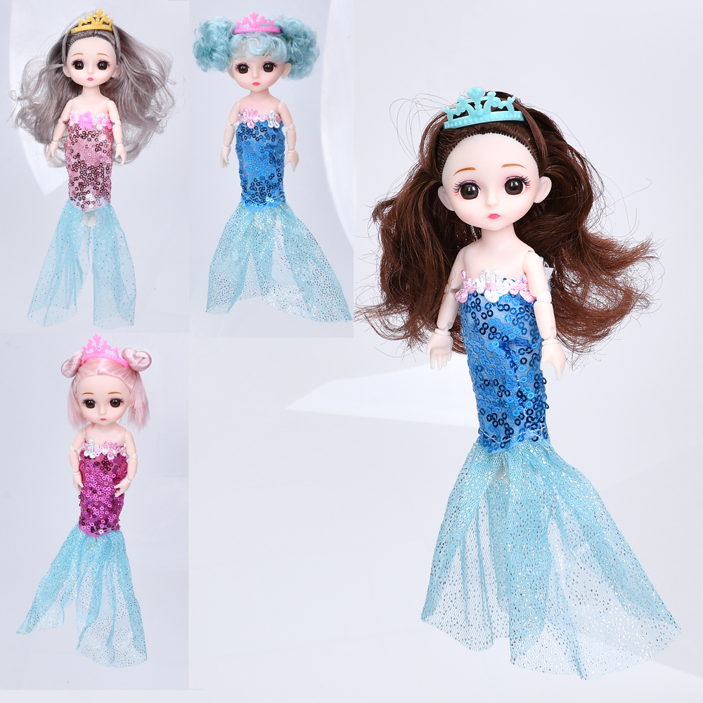 Лялька «Русалонька» 14 см шарнірна, в асортименті, у пакеті 14,5х20х4 см