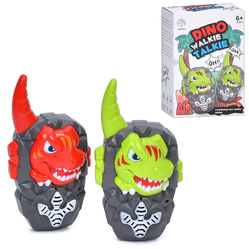 Рація «Динозавр» 2 шт по 13 см, в асортименті, у коробці 10х14х7,5см